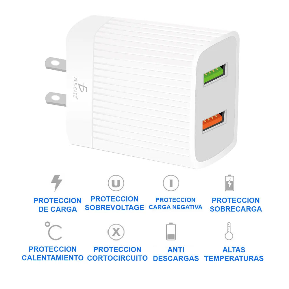 ELE-GATE QC 3.0 & 2.0 Fast Charger