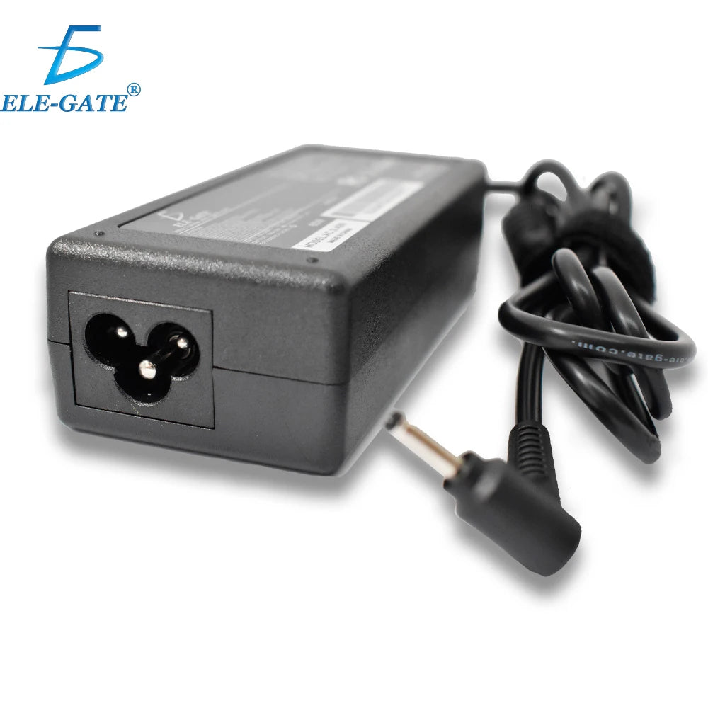 ELE-GATE for Aspire 19V 3.42A 65W 3.0*1.0mm Black Laptop Adapter Model AC.3.42.3010