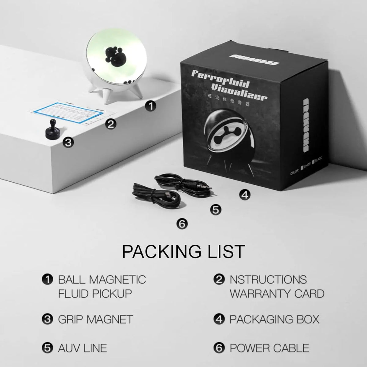 Smart Dancing Ferrofluid With Music Rhythm,Ferrofluid Speaker Music Mate/sound Partner