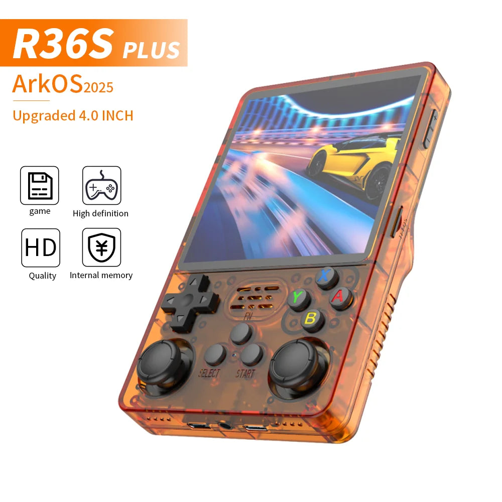 R36S Plus Handheld Game Console