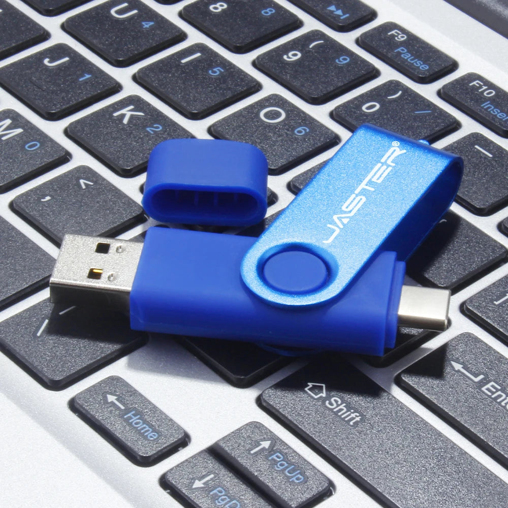 High Quality 2-in-1 Smart Phone Pendrive 8GB to 128GB