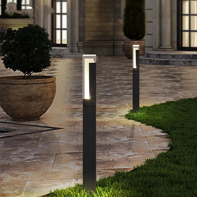 Modern Simple Courtyard Landscape Light Villa Park Garden