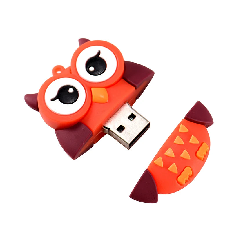 Cartoon Animal Pendrive 8GB 16GB 32GB 64GB