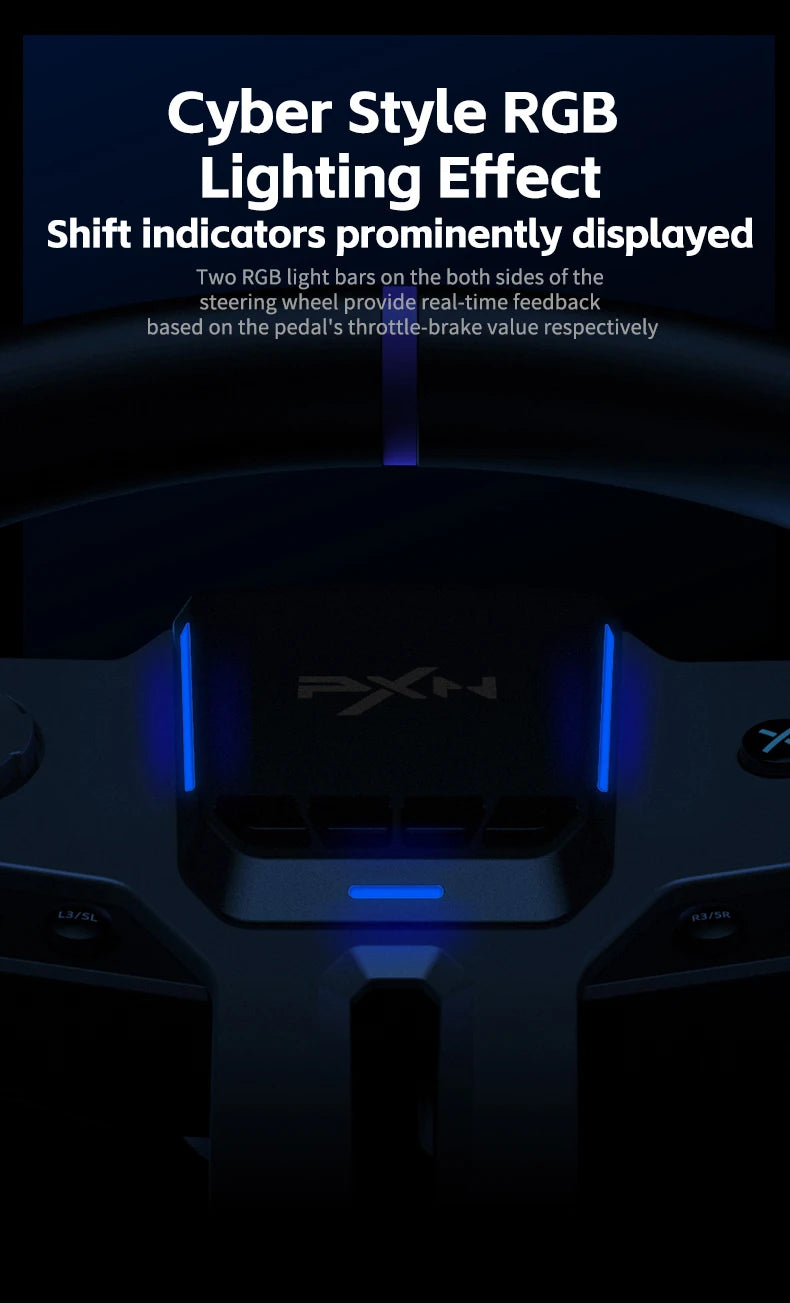 Vibration Racing Simulator Steering Wheel  for Pc/Ps3/Ps4/ps5/Xbox One  Game Accessories