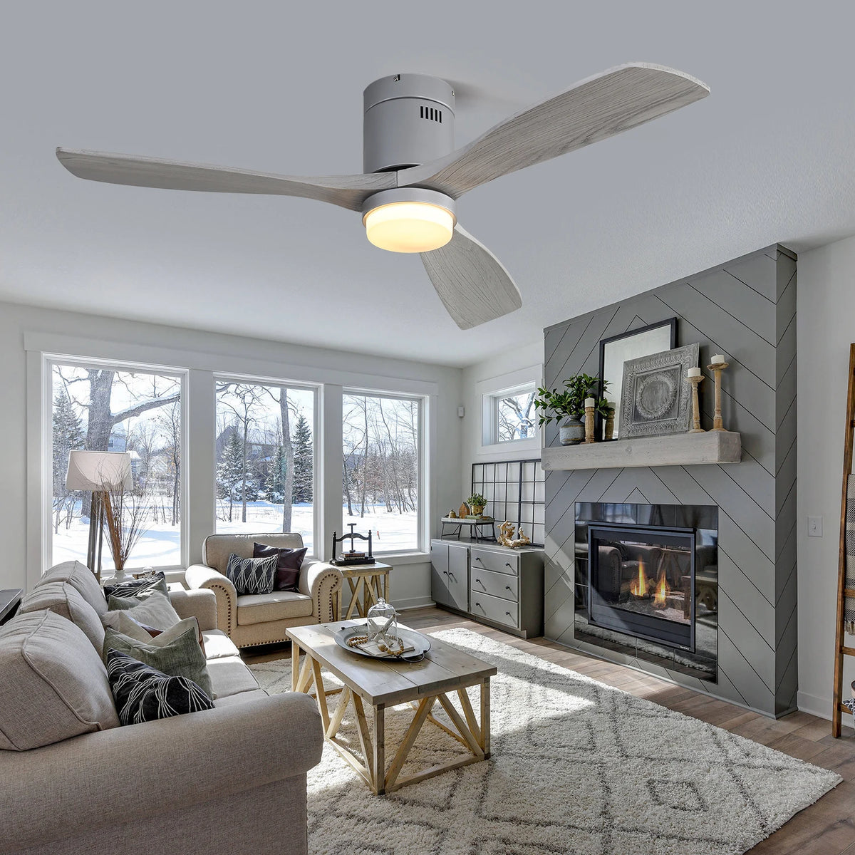 High Quality Antique Ceiling Fans with  LED Light