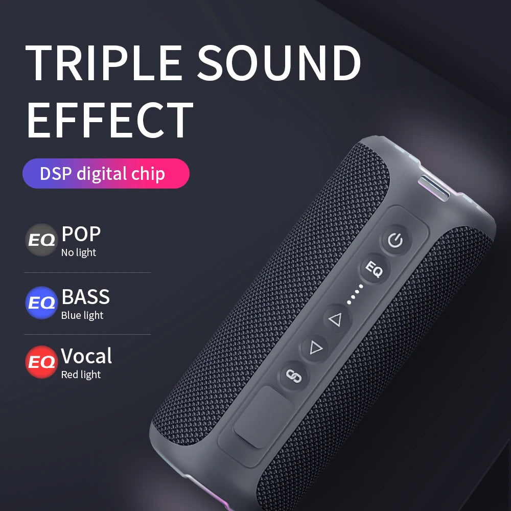 Newest Portable Outdoor Party LED Light Stereo Speaker