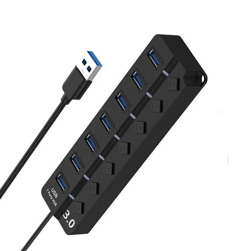 Usb3.0hub One Drags Seven-port Laptop Extender USB3.0