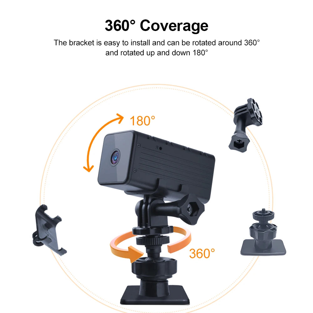 Ynmee WD9 WIFI Camera 9 Hours Working Night Vision Motion