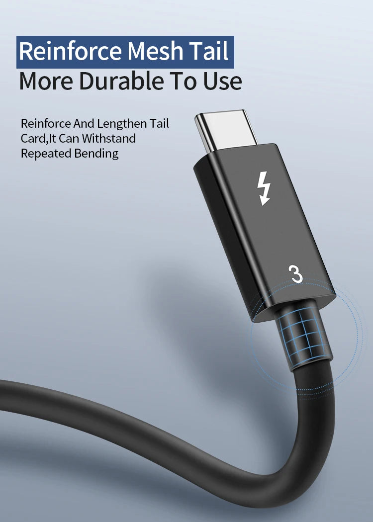 CableCreation Thunderbolt 3 Cable 40Gbps  Supports