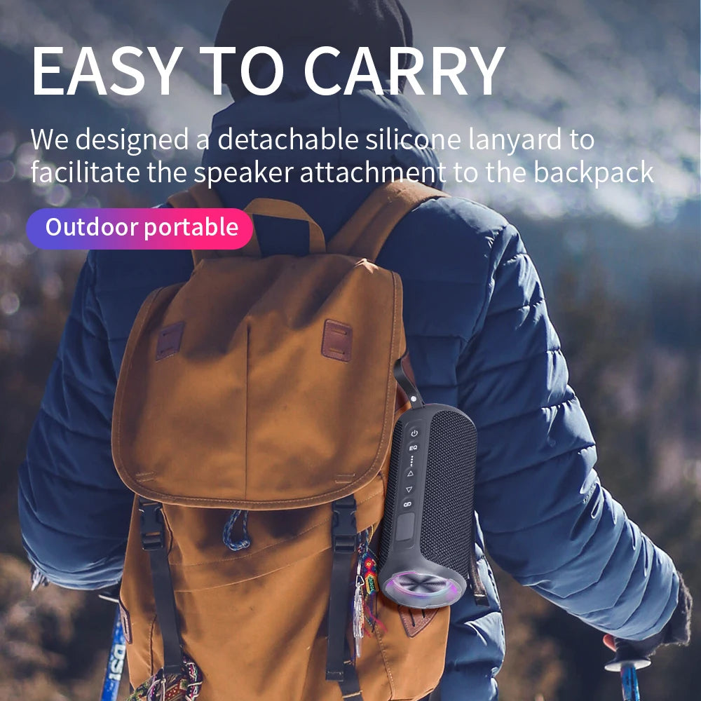 Newest Portable Outdoor Party LED Light Stereo Speaker