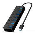 Usb3.0hub One Drags Seven-port Laptop Extender USB3.0