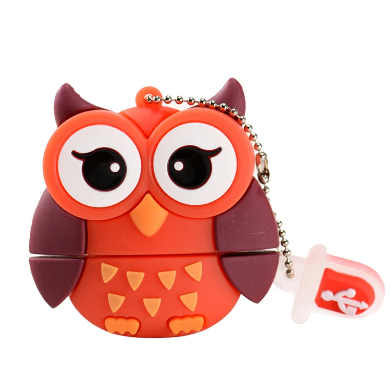 Cartoon Animal Pendrive 8GB 16GB 32GB 64GB