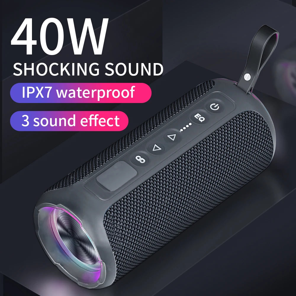 Newest Portable Outdoor Party LED Light Stereo Speaker