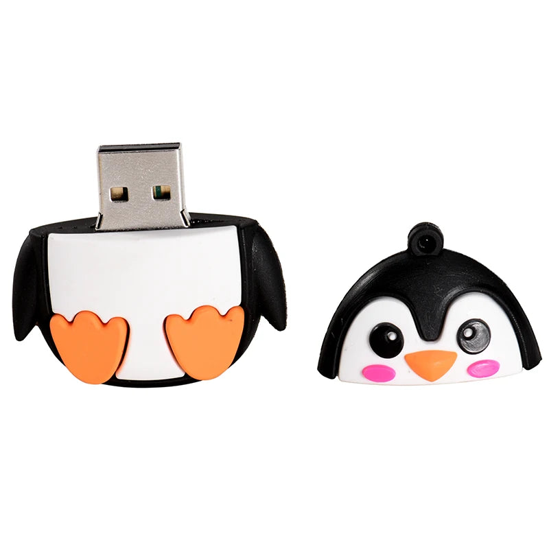 Cartoon Animal Pendrive 8GB 16GB 32GB 64GB