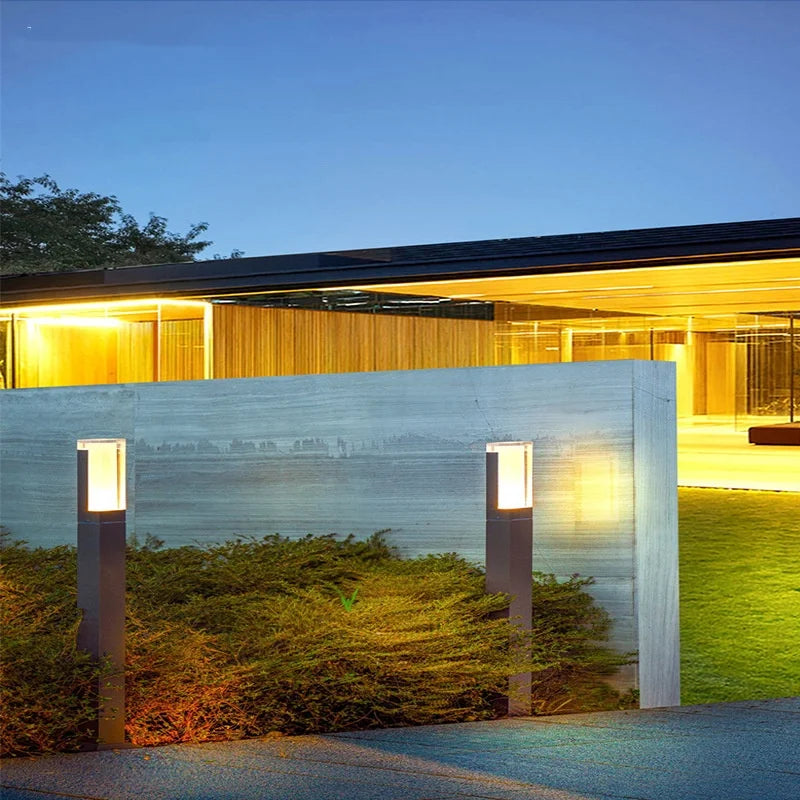 Modern Simple Courtyard Landscape Light Villa Park Garden