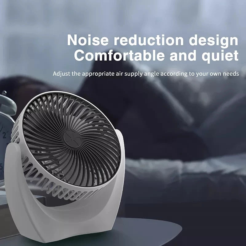 Portable Rechargeable Table Fan