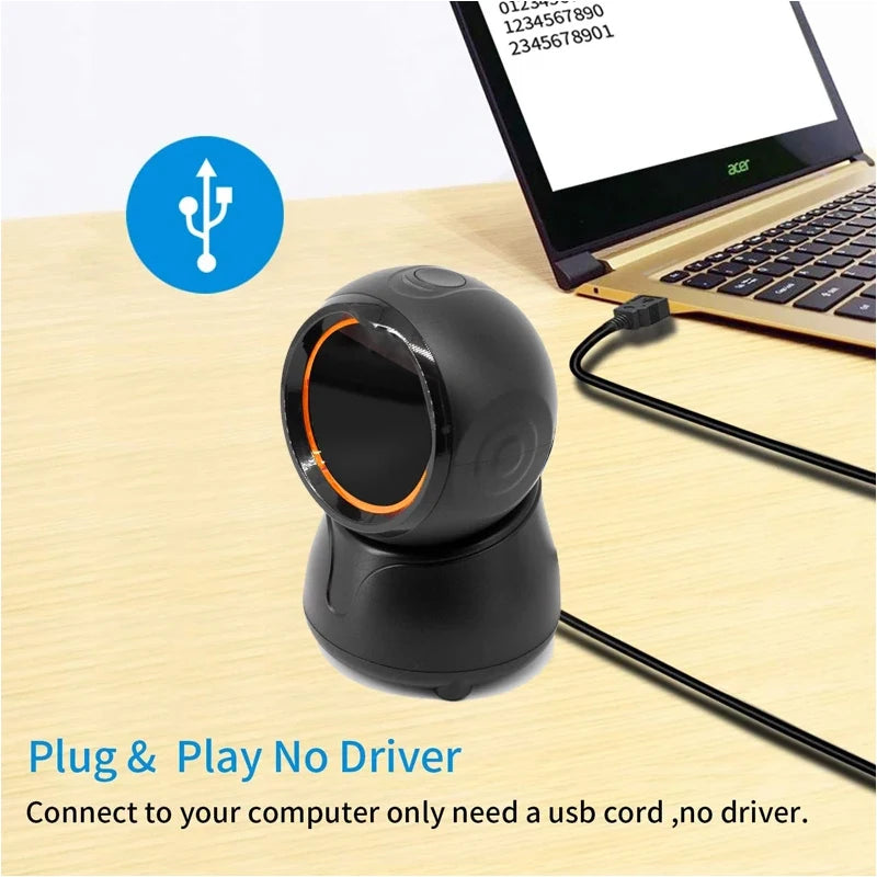 High Speed Desktop Barcode Scanner