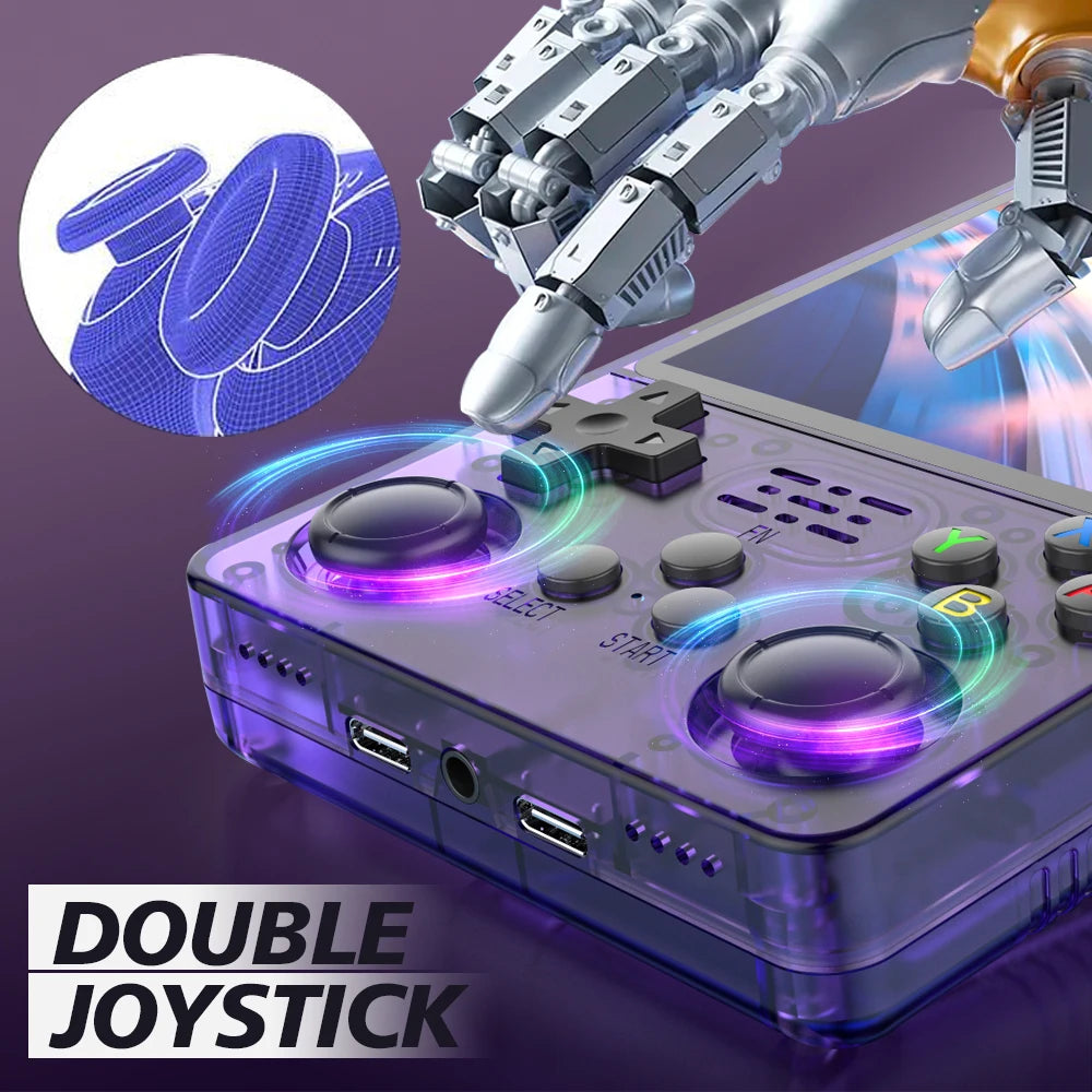 R36 Plus Handheld Game Console