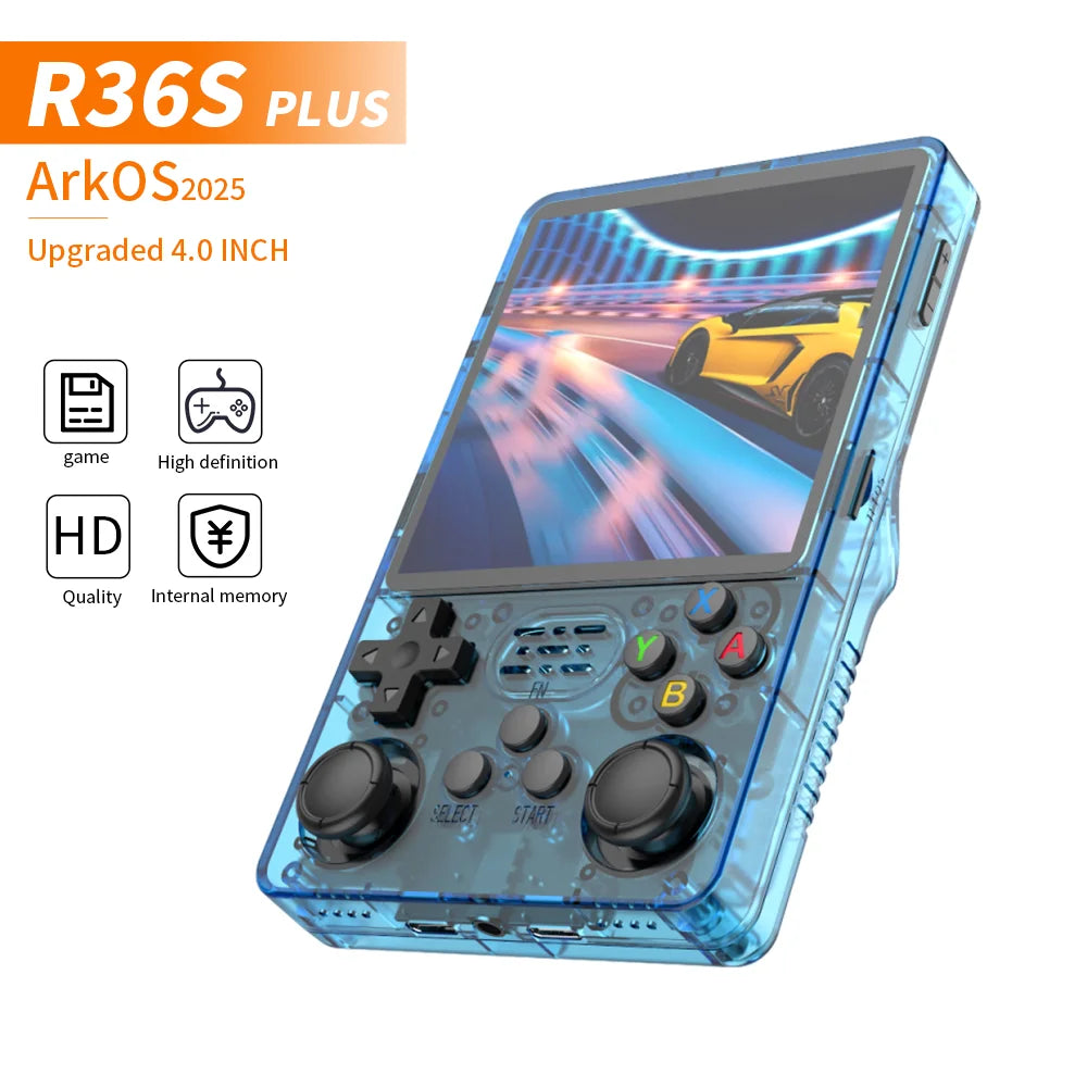 R36S Plus Handheld Game Console