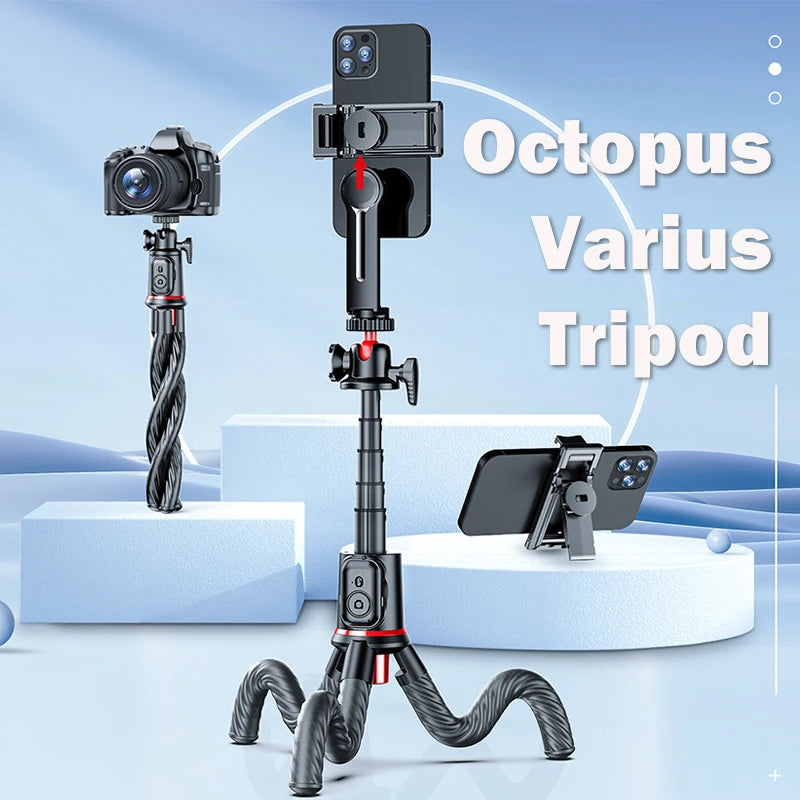 C03 Flexible Octopus Tripod Selfie Stick Wireless