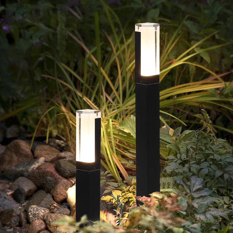 Modern Simple Courtyard Landscape Light Villa Park Garden