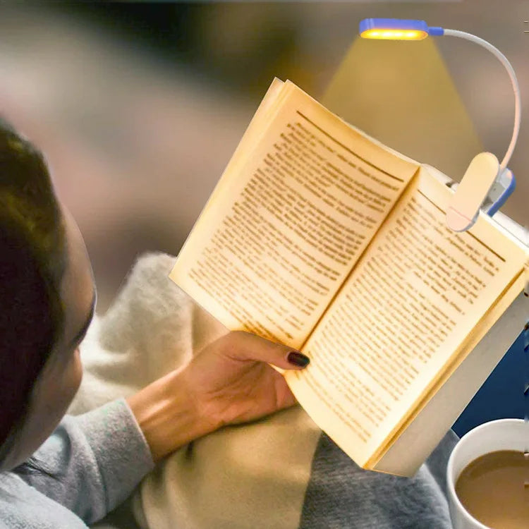 9 LED Clip-On Reading Lamp with 3 Brightness Levels