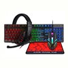 4 in 1 RGB Russian Spanish English Gaming Wired Keyboard Mouse Combos