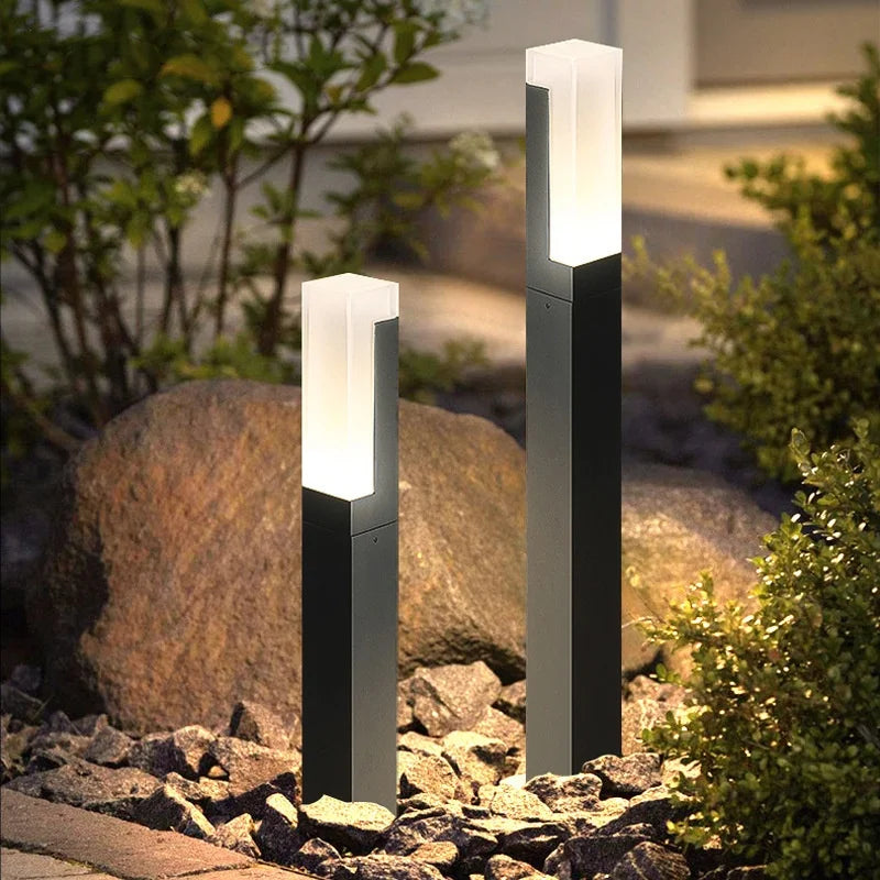 Modern Simple Courtyard Landscape Light Villa Park Garden