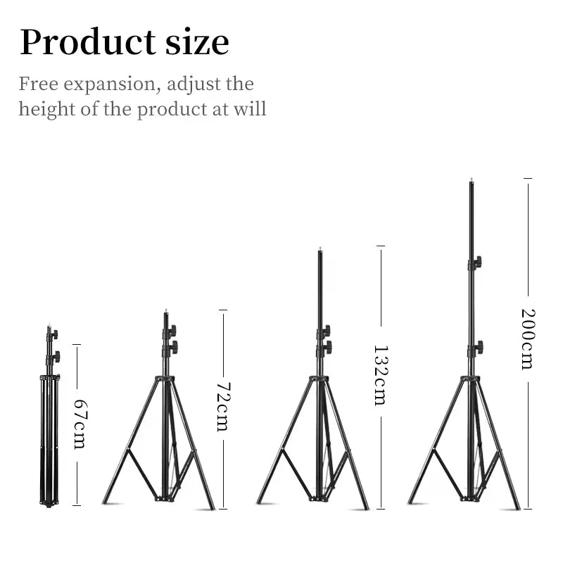 1.6m 2.1m Meta Leg Heavy Duty Light Stands