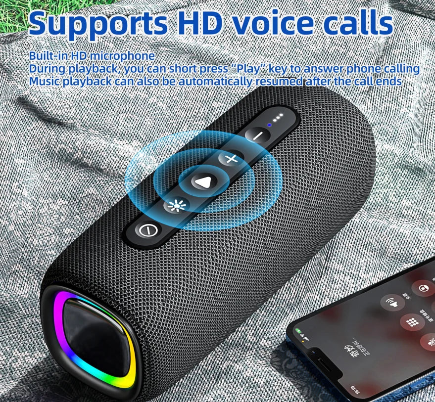 Heavy Bass 20W Bluetooth Speaker Outdoor Bluetooth Music Player Speaker High Quality