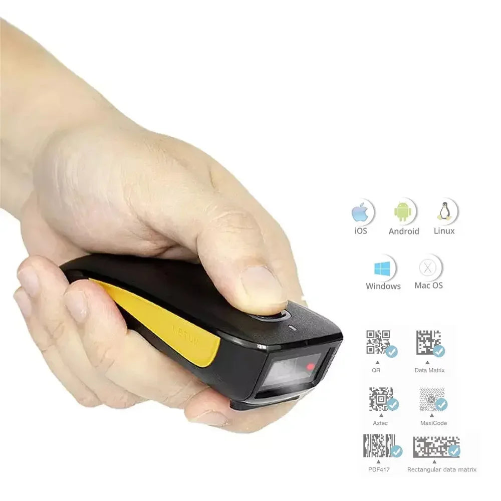 NETUM 3-in-1 Blue Tooth & USB Wired & 2.4G Bar Code Reader