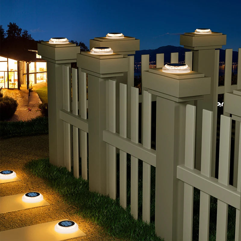 Weatherproof IP68 Rustproof LED Fence Lights