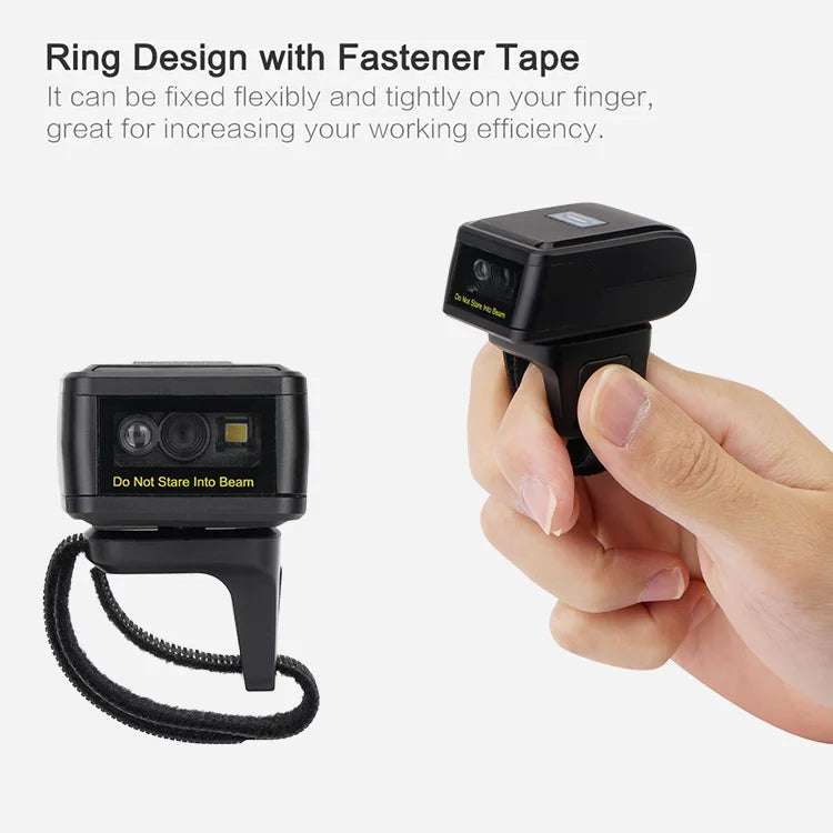 YHDAA Mini Portable Wearable Barcode Reader