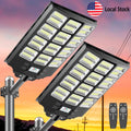 Solar Street Light Outdoor High Output LED Large Battery 20000mAh Capacity