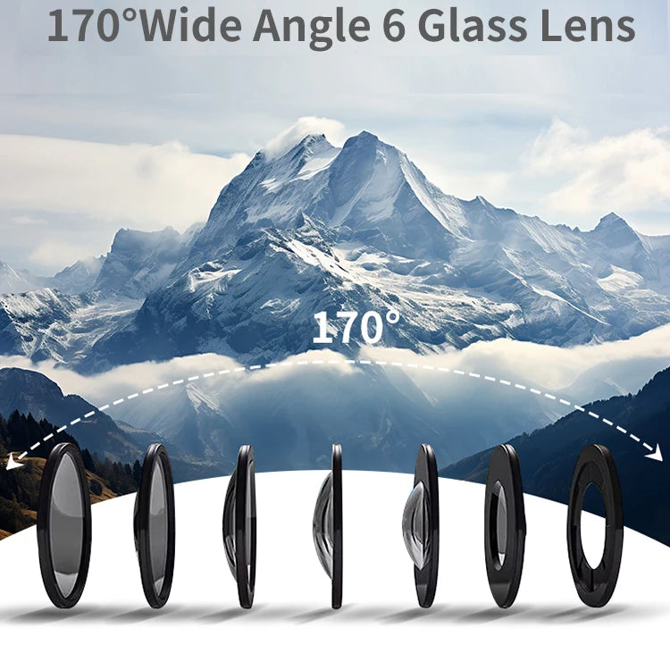 4K Pro Sports Camera 170° Wide Angle Good Video Recorder