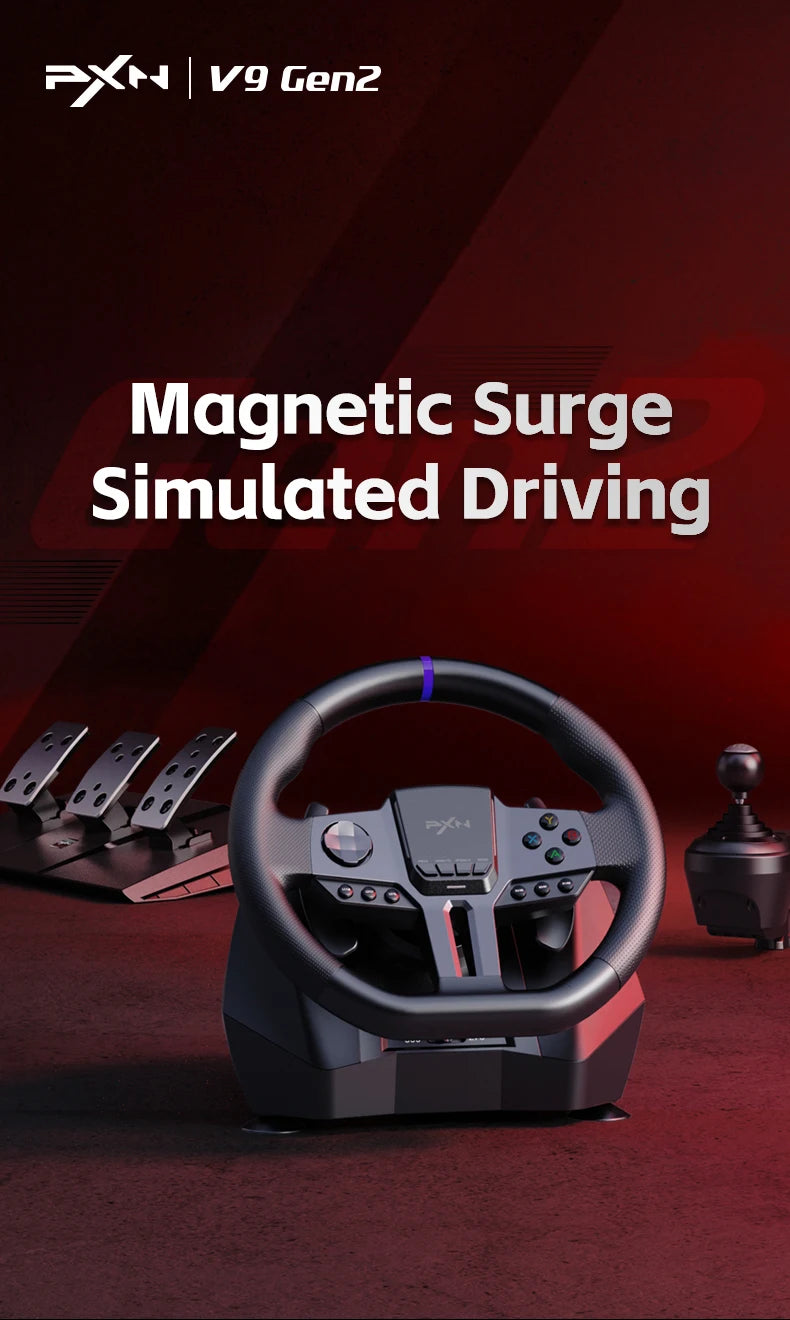 Vibration Racing Simulator Steering Wheel  for Pc/Ps3/Ps4/ps5/Xbox One  Game Accessories