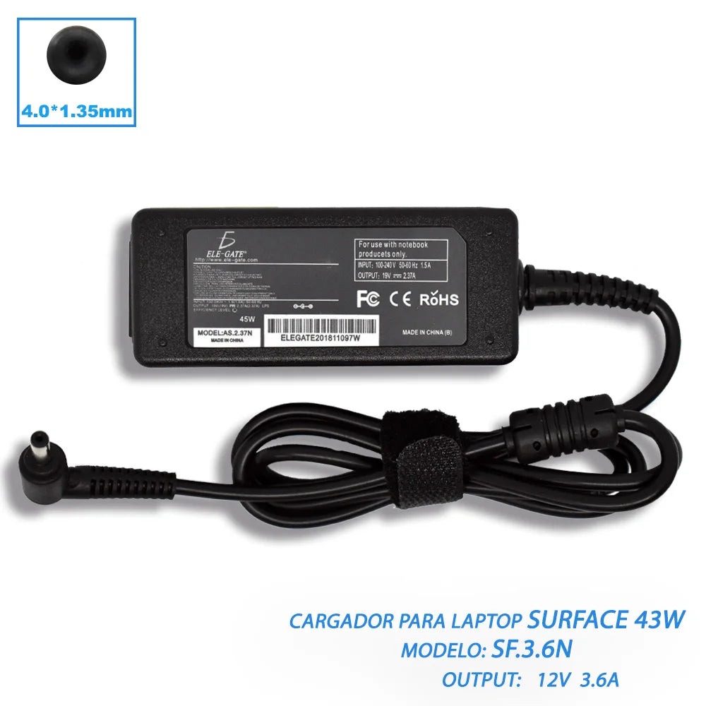 Asus Laptop Charger B349 19V 2.37A 65W SCP Fast Charger