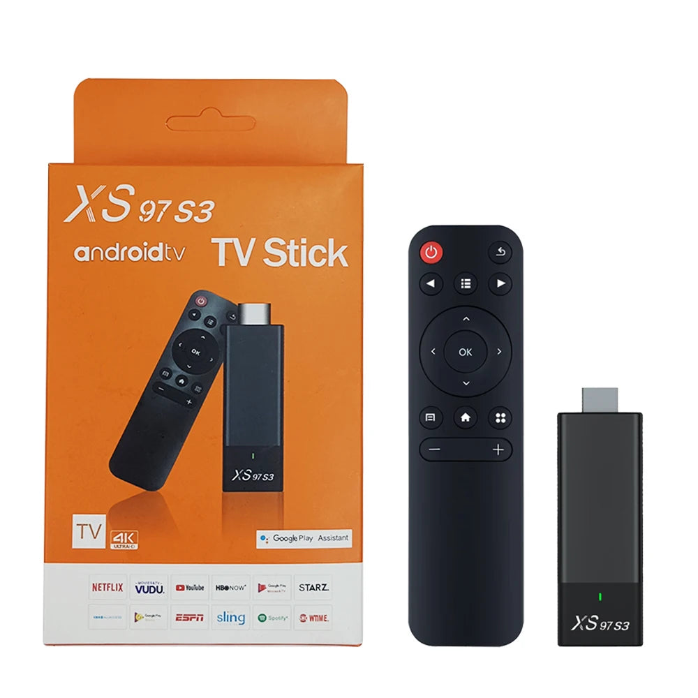XS97 S3 Wholesale Android Set Top Box Android 10 4K Stick Tv