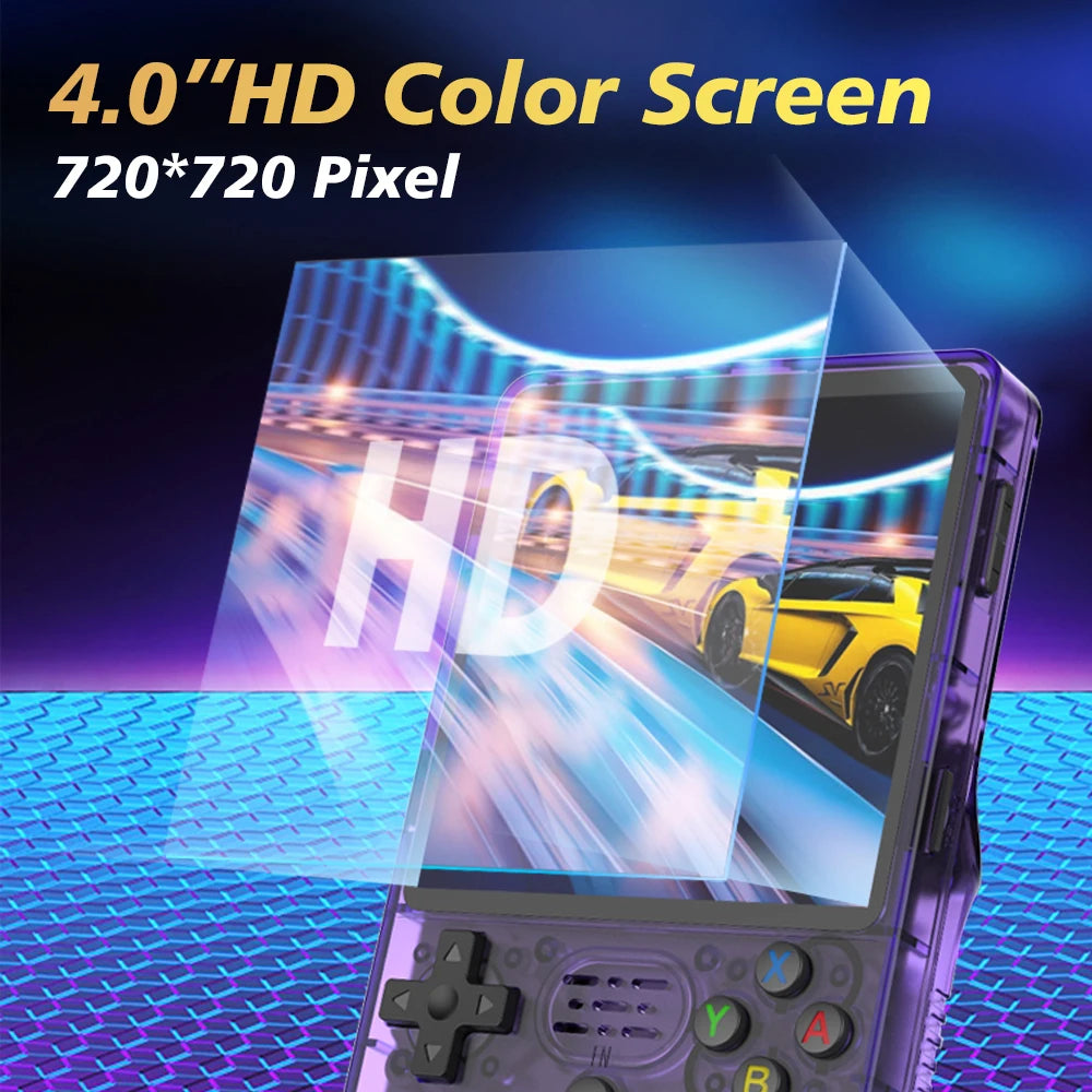 R36 Plus Handheld Game Console