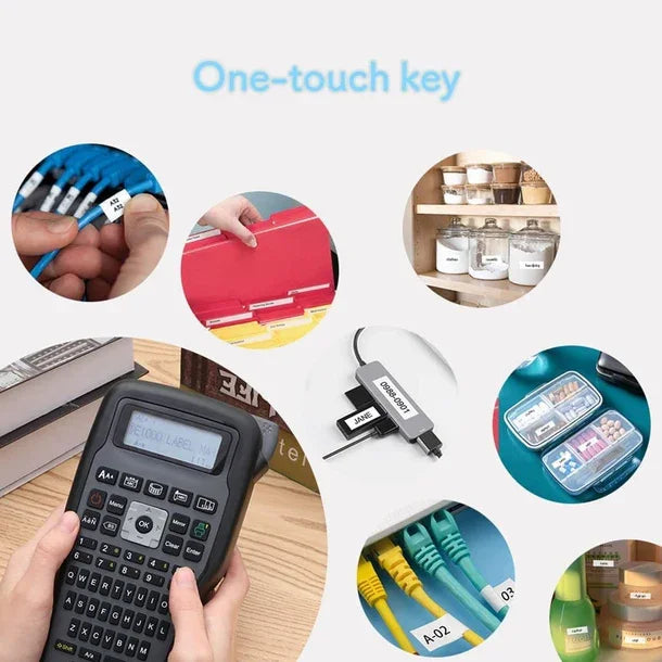 Phomemo E1000 Pro Wire Keyboard Label Printer Maker Handheld Printer