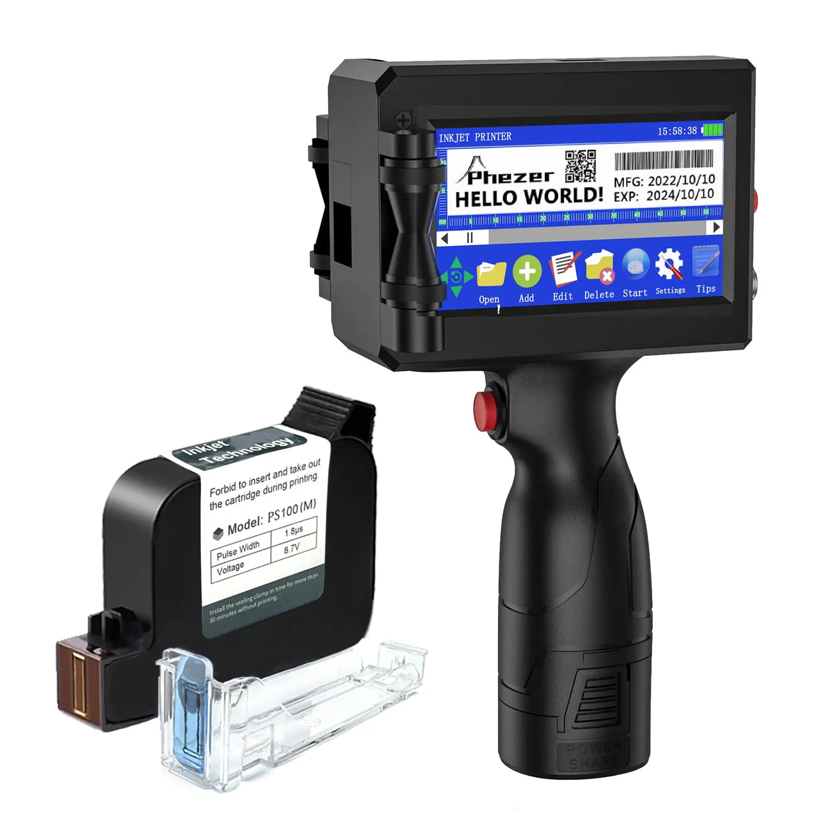 Handheld Inkjet Printer