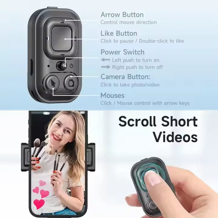 C17 AI Face Tracking Gesture Control Camera Tripod 360° Adjustable