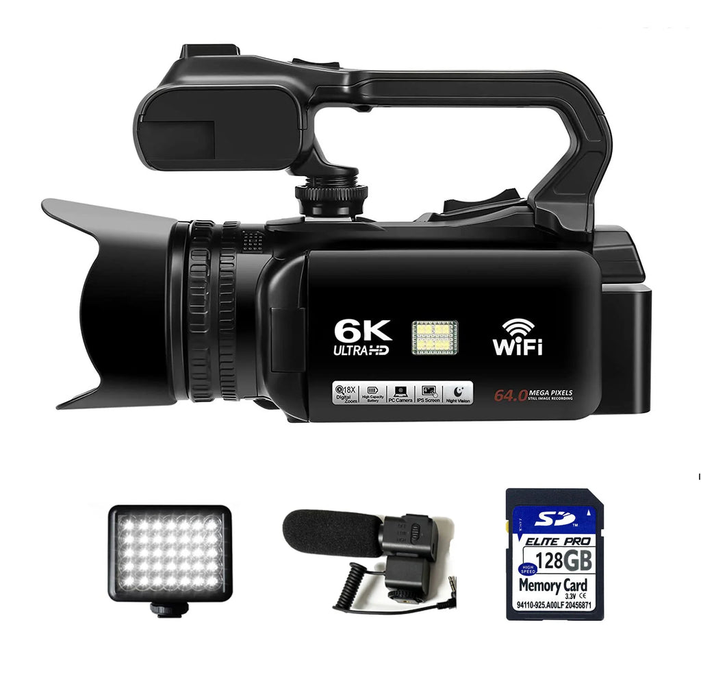Live Streaming Vlog 6K Camera