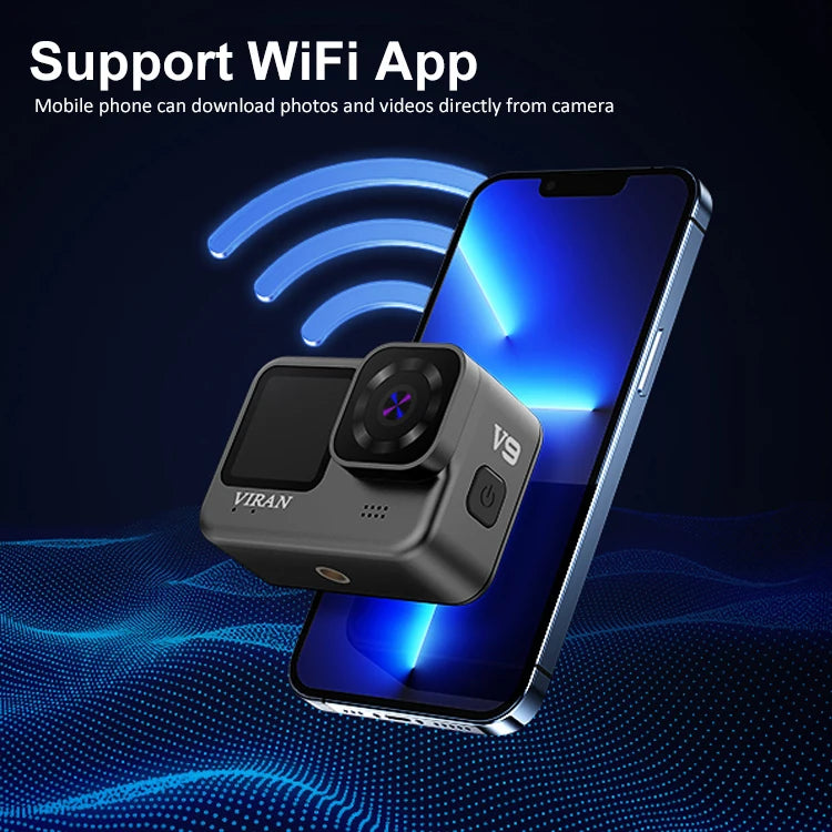 4K Pro Sports Camera 170° Wide Angle Good Video Recorder