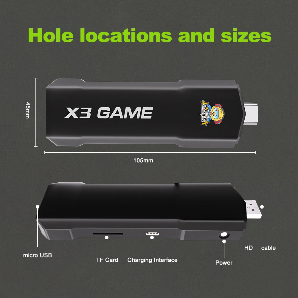Topleo Handheld Game Console 4K Android TV Box